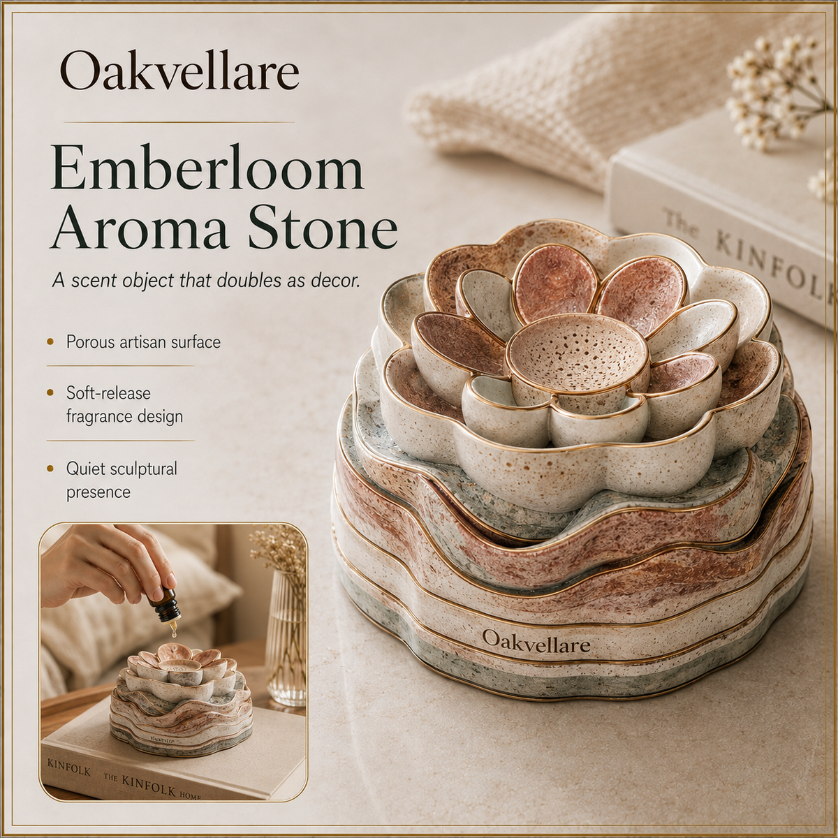 Oakvellare™ Emberloom Botanical Aroma Stone