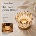 Oakvellare™ Halo Petal Luminous Candle Holder